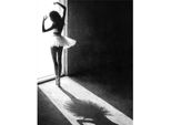 Pyramid International - Stampa "Shadow Dance"" PM6235 (50 Cm X 40 Cm) (Nero/Bianco)"