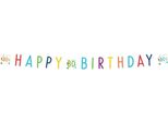 Amscan - Coriandoli - Bandiera "Compleanno"", 80° - Carta SG23006 (Taglia Unica) (Colorato)"