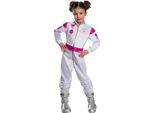 Barbie - Costume - Ragazza BN5560 (M) (Bianco/Rosa)