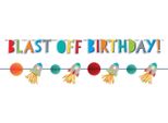 Amscan - Camicia - Bandiera "Blast Off"", Compleanno SG23060 (Taglia Unica) (A Colori)"