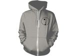 Bauhaus - Felpa Con Cappuccio Con Zip A Tutta Lunghezza Per Uomo/Donna Unisex PH721 (Xxl) (Grigio)