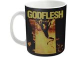 Godflesh - Tazza Da Caffè "Messiah"" PH410 (Taglia Unica) (Bianco/Nero/Giallo)"