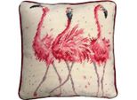 Set Di Cuscini Da Ricamo In Arazzo Bothy Threads "Pink Ladies"", 36X36Cm, THD24, Immagine Da Ricamo Prestampata"
