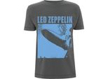 Led Zeppelin - Maglietta "LZ1"" Per Uomo/Donna Unisex PH1395 (Xxl) (Grigio)"