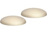 Walteco Fermaporta, Diametro 40 Mm, Autoadesivo, Bianco, 6 Pezzi