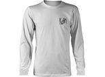 Korn - Maglietta "Requiem"" Per Uomo/Donna Unisex Manica Lunga PH2462 (M) (Bianco)"