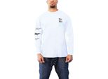 James Bond - Maglietta "Dr No"" Per Uomo/Donna Unisex Manica Lunga RO5022 (M) (Bianco)"