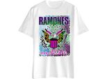 Ramones - T-Shirt Uomo/Donna Unisex RO5014 (S) (Bianco)