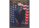 Megadeth - Toppa Da Stirare "Grenade Usa"" - Poliestere RO5073 (Taglia Unica) (Nero)"