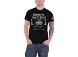 John Lennon - Maglietta "Listen Lady"" Per Uomo/Donna Unisex RO2708 (S) (Nero)"