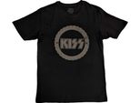 Kiss - Maglietta Logo Per Uomo/Donna Unisex RO2793 (S) (Nero)