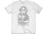 John Lennon - Maglietta Da Uomo/Donna Unisex RO2880 (L) (Bianco)