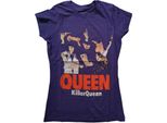 Queen - Maglietta "Killer"" Da Donna RO2794 (M) (Viola)"