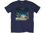 Sì - Maglietta "Oceani Topografici"" Per Uomo/Donna Unisex RO2811 (L) (Blu Navy)"