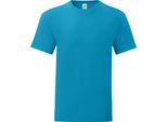 Maglietta Fruit Of The Loom Herren Iconic PC3389 (Xl) (Azurblau)