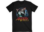Anthrax - Maglietta "Spreading Vignette"" Per Uomo/Donna Unisex RO2898 (L) (Nero)"