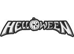 Helloween - Collo - Patch, Logo In Tessuto RO2940 (Taglia Unica) (Bianco/Nero)