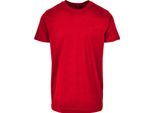 Build Your Brand - T-Shirt Girocollo "Basic"" Da Uomo RW8520 (3XL) (Rosso Città)"