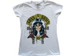Guns N Roses - Maglietta "Slash '85"" Da Donna RO2924 (Xxl) (Bianco)"