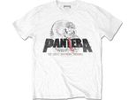 Pantera - Maglietta Logo Per Uomo/Donna Unisex RO2870 (Xl) (Bianco)