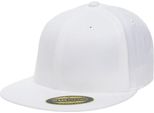 Yupoong Flexfit Unisex Premium 210 Flat Peak Baseball Cap RW4163 (L/Xl) (Bianco)