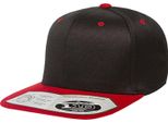 Yupoong Flexfit Unisex 110 Plain Fit Baseball Cap RW4167 (Taglia Unica) (Nero/Rosso)