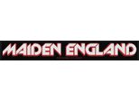Iron Maiden - Logo - Toppa "England"" - Striscia Di Poliestere RO3090 (Taglia Unica) (Nero/Bianco/Rosso)"