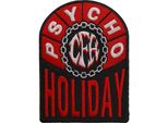 Pantera - Toppa Da Stirare "Psycho Holiday"" - Cotone RO3138 (Taglia Unica) (Nero/Rosso)"