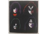 Kiss - Quattro Teste - Toppa Da Stirare - Cotone RO3139 (Taglia Unica) (Nero)