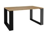Tavolino Da Soggiorno Lauren 1 - Rovere Artisan / Nero