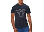 Paul Mccartney - T-Shirt Unisex Uomo/Donna RO2765 (Xl) (Blu)