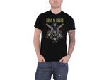 Guns N Roses - Maglietta "Pistols & Roses"" Per Uomo/Donna Unisex RO2842 (L) (Nero)"