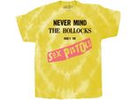 Sex Pistols - Maglietta "Never Mind The Bollocks"" Color Dipped Per Uomo/Donna Unisex RO2859 (Xl) (Giallo)"