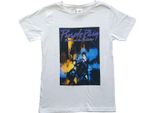 Prince - Maglietta "Purple Rain"" Per Uomo/Donna Unisex RO2984 (S) (Bianco)"