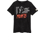 Misfits - Maglietta "Night Of The Living Dead"" Per Uomo/Donna Unisex NS6985 (S) (Nero/Bianco)"