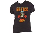 Guns N Roses - Maglietta "Tour '87"" Per Uomo/Donna Unisex RO3111 (Xxl) (Nero)"