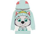 Paw Patrol - Pullover Con Cappuccio Con Orecchie 3D Per Bambini NS7029 (122) (Blu/Verde/Grigio)