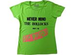 Maglietta Sex Pistols - "Never Mind The Bollocks Original Album"" Donna RO5201 (Xl) (Verde)"