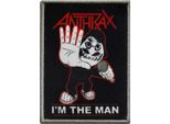Anthrax - Toppa "I'm The Man"" RO3767 (Taglia Unica) (Nero/Rosso/Bianco)"
