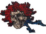 Grateful Dead - Teschio - Toppa Da Stirare "Bertha"" - Cotone RO3714 (Taglia Unica) (Marrone/Rosso/Blu)"