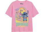 Lilo & Stitch - Maglietta "Surf Club"" Per Bambina TV1942 (116) (Rosa Chiaro)"