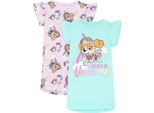 Paw Patrol - Camicia Da Notte Per Bambine (Confezione Da 2) NS7089 (110) (Rosa/Blu)