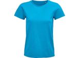 Sols - T-Shirt "Pioneer"" In Cotonelogico Da Donna PC5342 (S) (Blu Acqua)"
