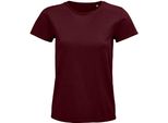 Sols - T-Shirt "Pioneer"" In Cotonelogico Da Donna PC5342 (M) (Rosso Borgogna)"