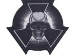 Megadeth - Toppa Da Stirare "Skull Start"" - Poliestere RO5078 (Taglia Unica) (Nero/Bianco)"
