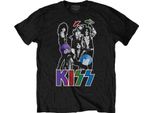 Kiss - T-Shirt Uomo/Donna Unisex RO3507 (M) (Nero)