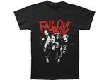Fall Out Boy - Maglietta "Punk Scratch"" Per Uomo/Donna Unisex RO3258 (L) (Nero)"