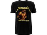 Metallica - Maglietta "Jump In The Fire"" Per Uomo/Donna Unisex RO3978 (M) (Nero)"