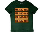 Blink 182 - Maglietta Da Uomo/Donna Unisex RO3955 (Xl) (Verde)