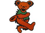 Grateful Dead - Orsi Danzanti - Toppa Da Stirare - Cotone RO3863 (Taglia Unica) (Arancione)
